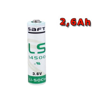 Baterie AA lithiový článek 3.6V, 2600mAh