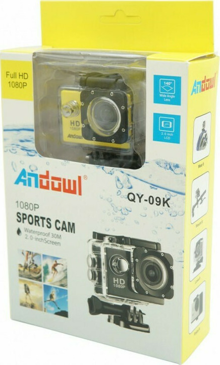 Sportovní kamera Full HD 1080P Vodotěsná 30 Metrů