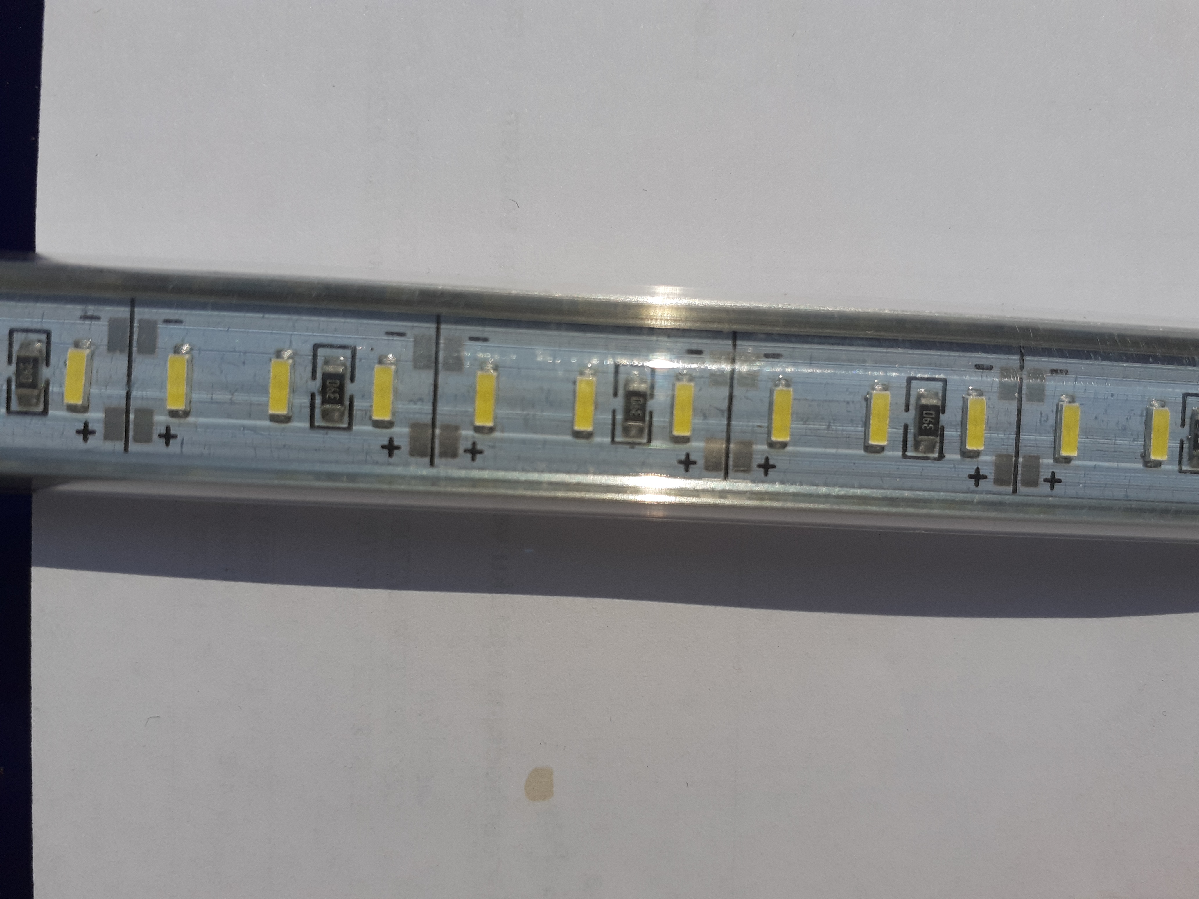 LED lišta na 12V kompletní studená bílá 1m