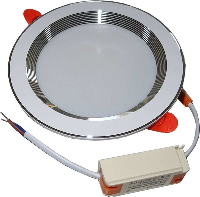 Podhledov� sv�tlo b�l�, LED 12W tepl� b�l�, 230V/12W