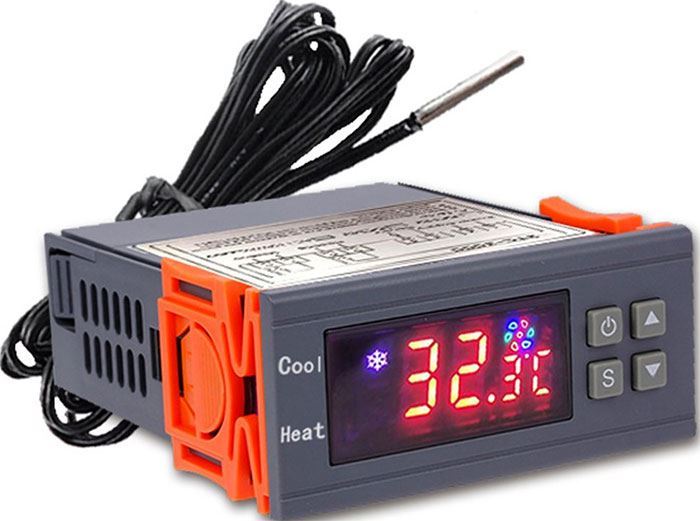 Digitální termostat STC-3000, rozsah -50 ~ +99°C, napájení 12V